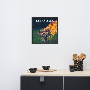 Floral Fire - Framed Poster